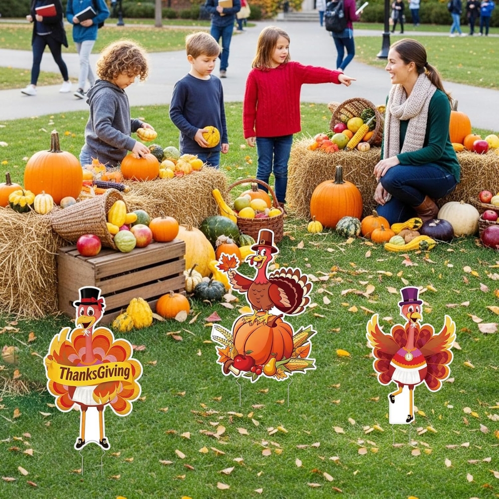 Thanksgiving Turkey Yard Signs