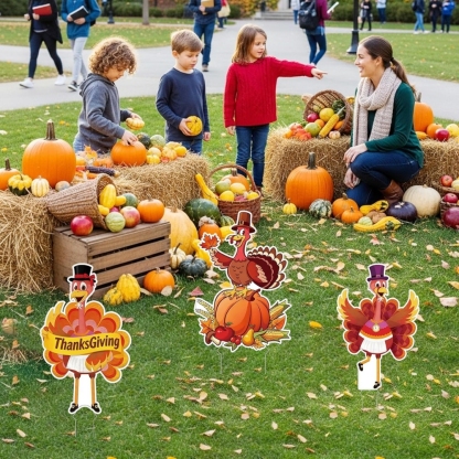 Thanksgiving Turkey Yard Signs
