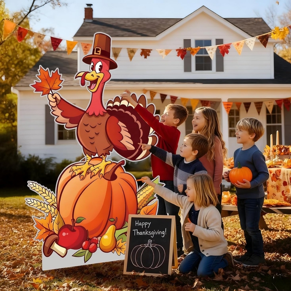 Thanksgiving Turkey Cardboard Cutouts