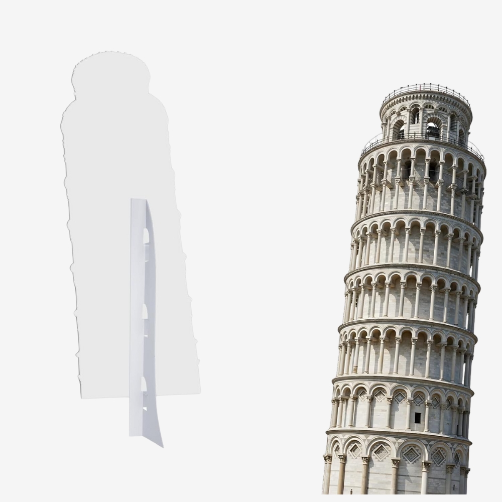Leaning Tower of Pisa Cardboard Cutout