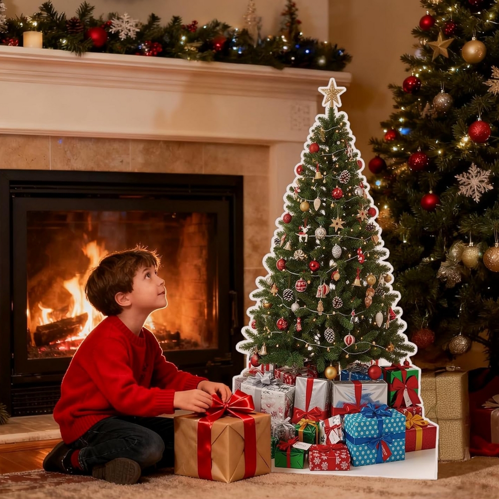 Christmas Tree Life-Size Cardboard Cutouts