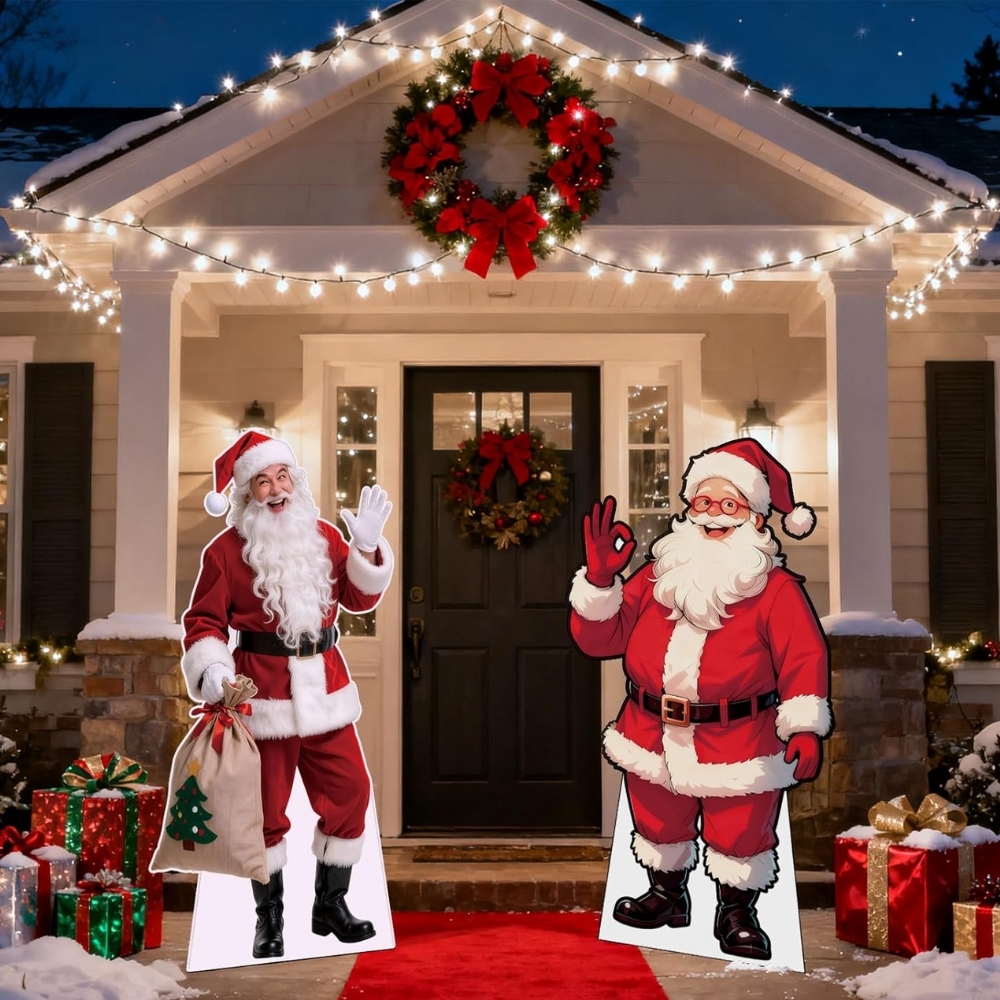 Santa Claus Christmas Life-Size Cardboard Cutouts