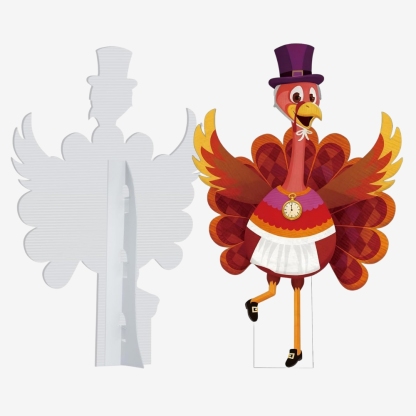 Thanksgiving Turkey Cardboard Cutouts