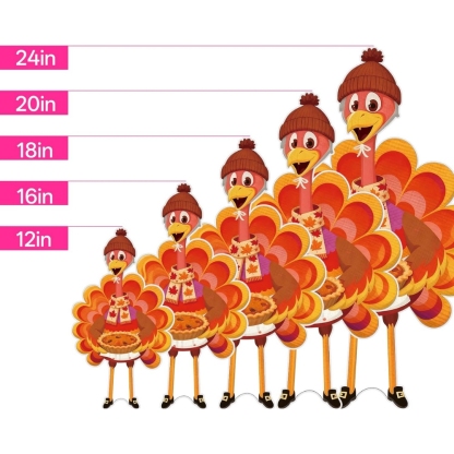 Thanksgiving Turkey Yard Signs