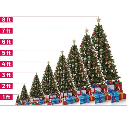 Christmas Tree Life-Size Cardboard Cutouts