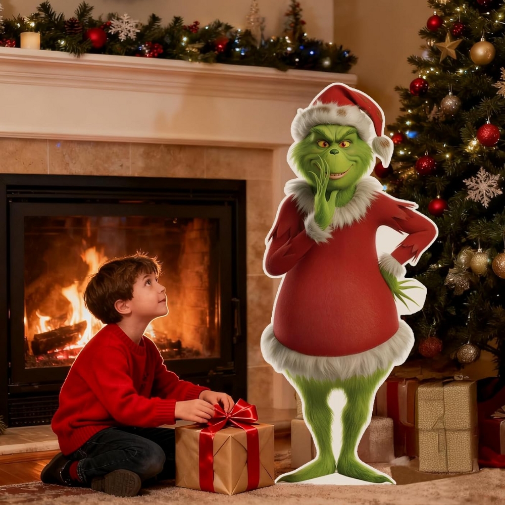 Christmas Grinch Cardboard Cutouts