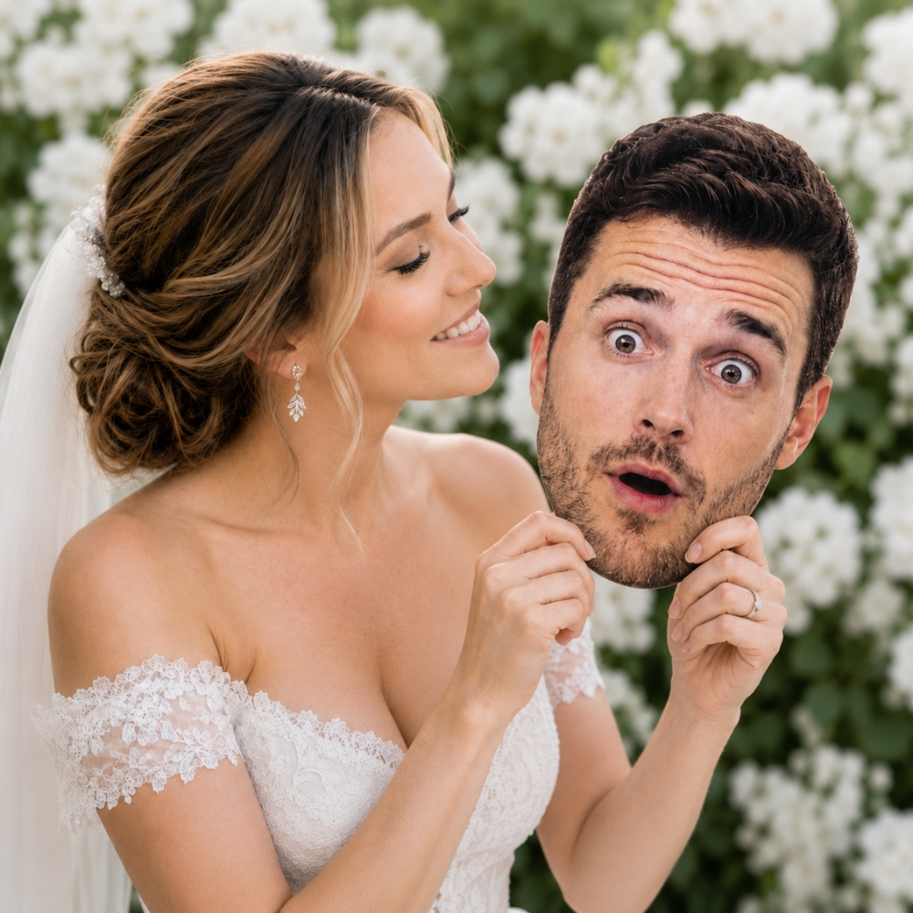 Custom Wedding Big Head Cutouts