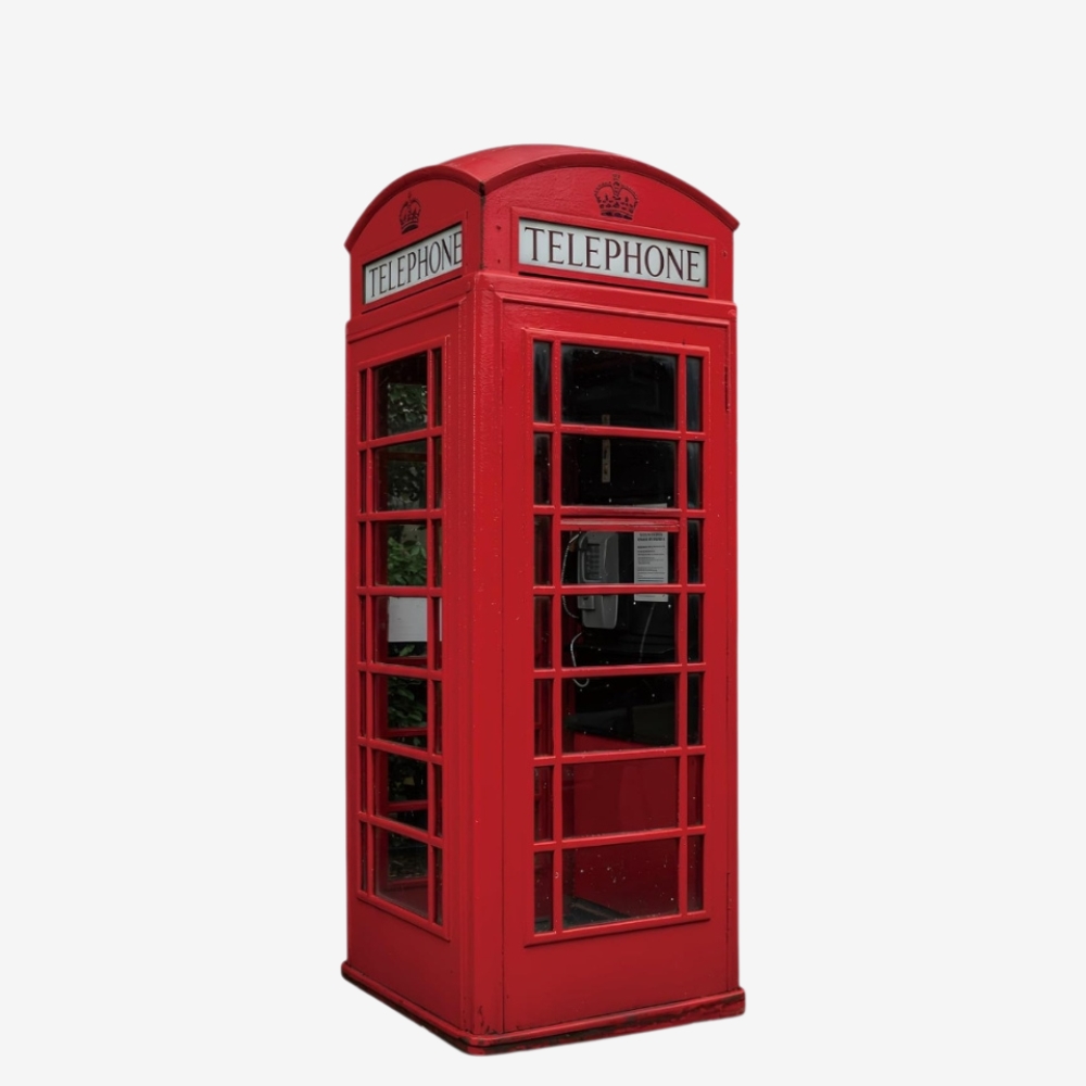 Telephone Booth Cardboard Cutout