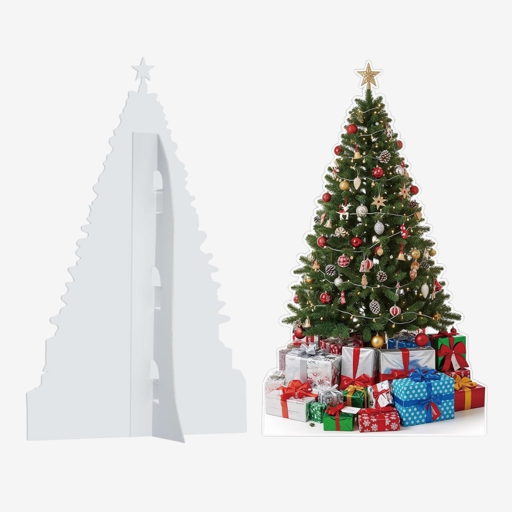Christmas Tree Life-Size Cardboard Cutouts