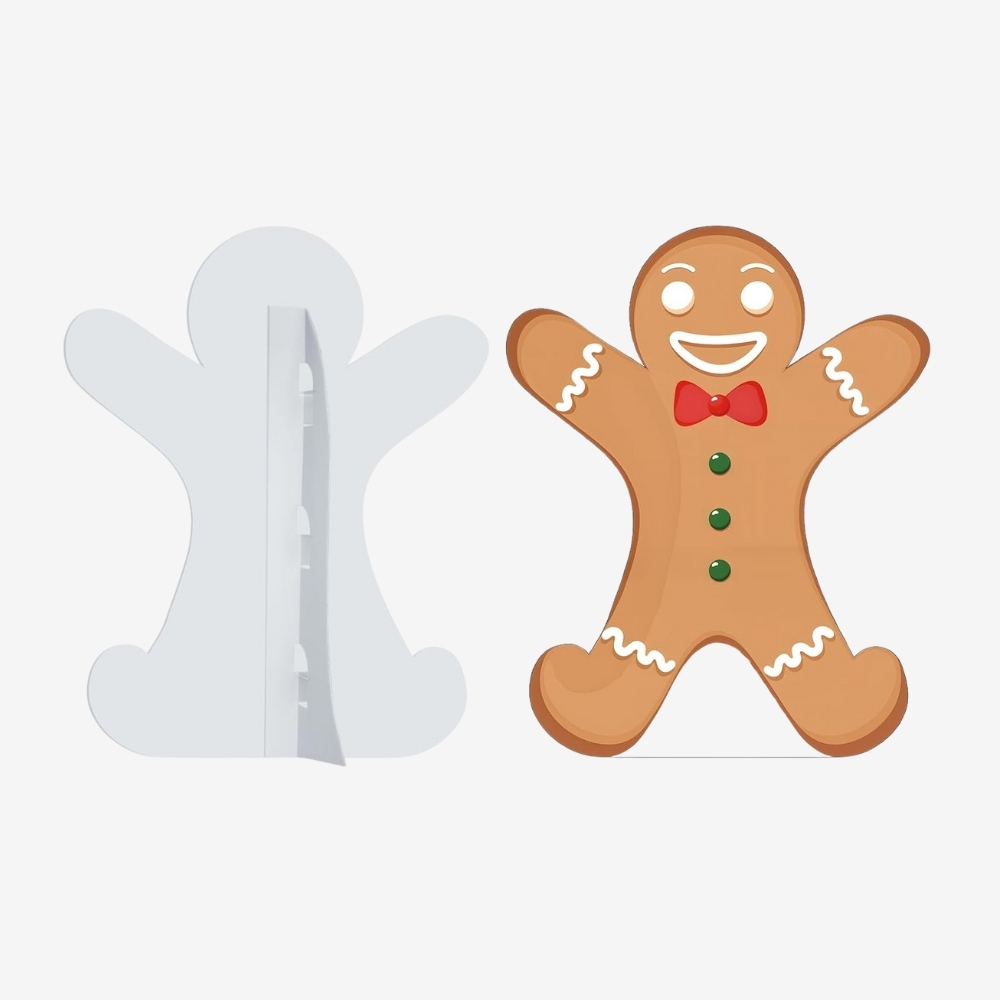Christmas Gingerbread Life-Size Cardboard Cutouts