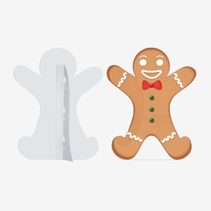Christmas Gingerbread Life-Size Cardboard Cutouts
