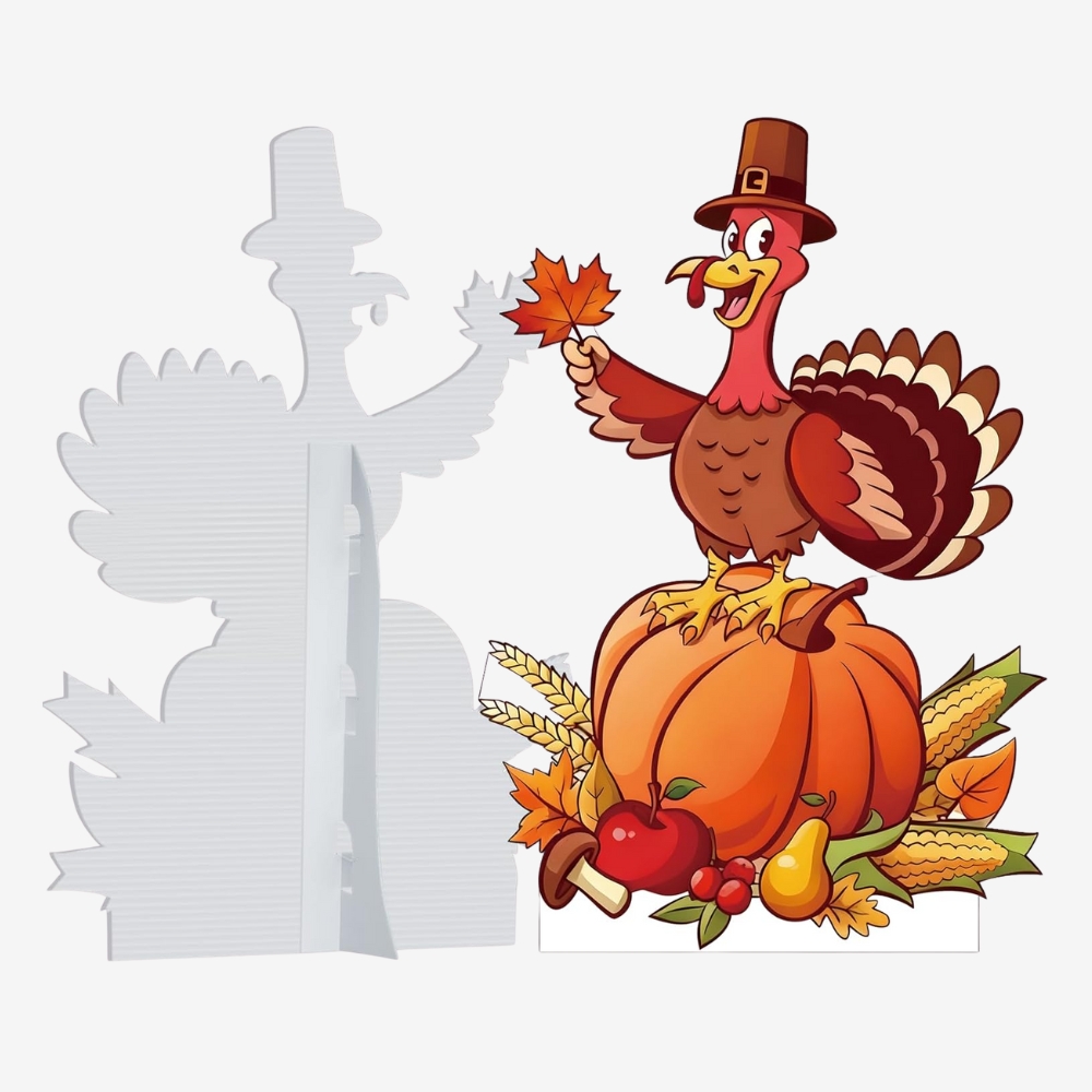 Thanksgiving Turkey Cardboard Cutouts