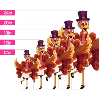 Thanksgiving Turkey Yard Signs