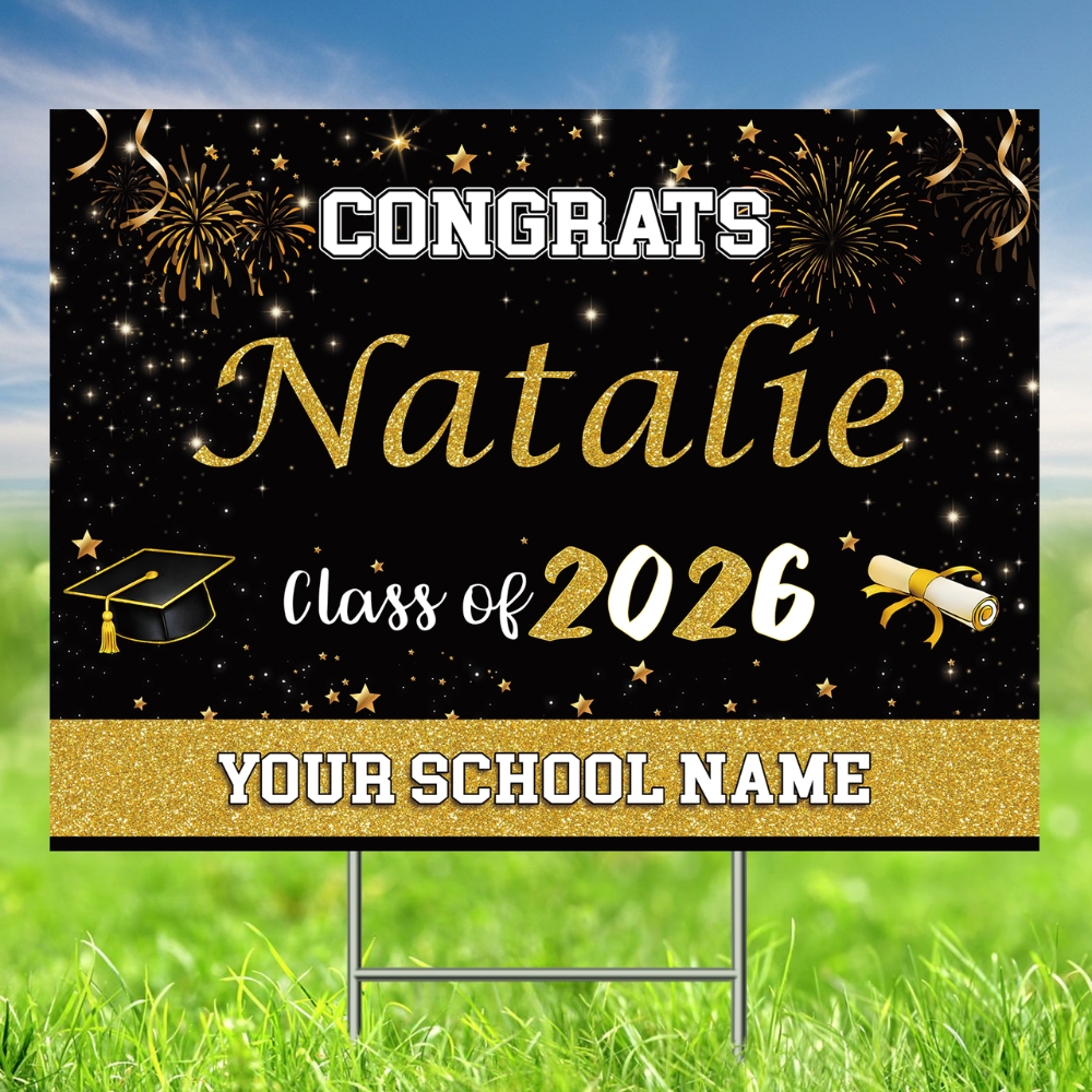 Custom Graduation Yard Signs