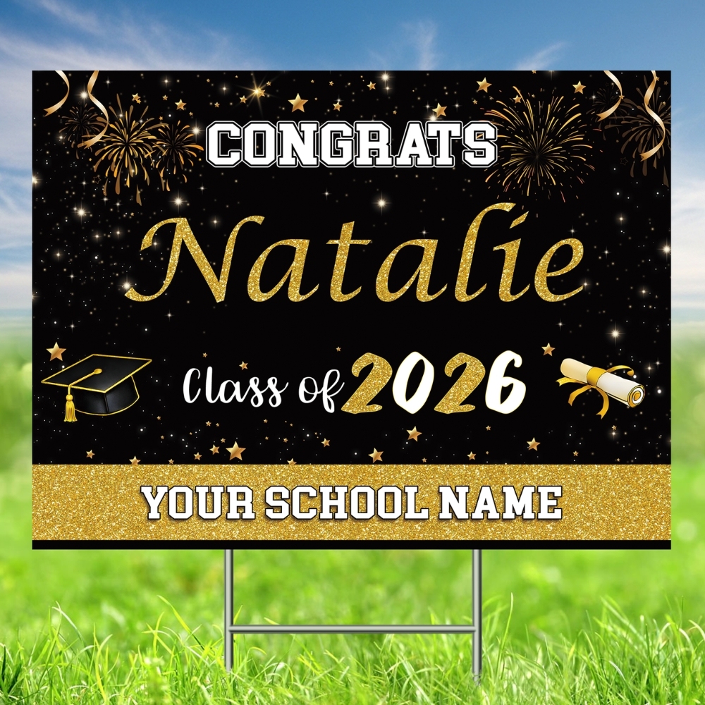 Custom Graduation Yard Signs