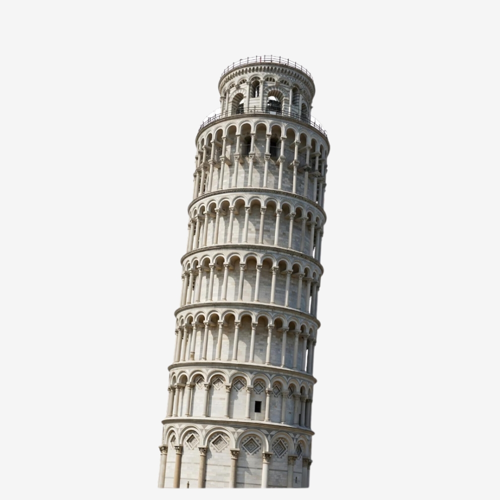 Leaning Tower of Pisa Cardboard Cutout