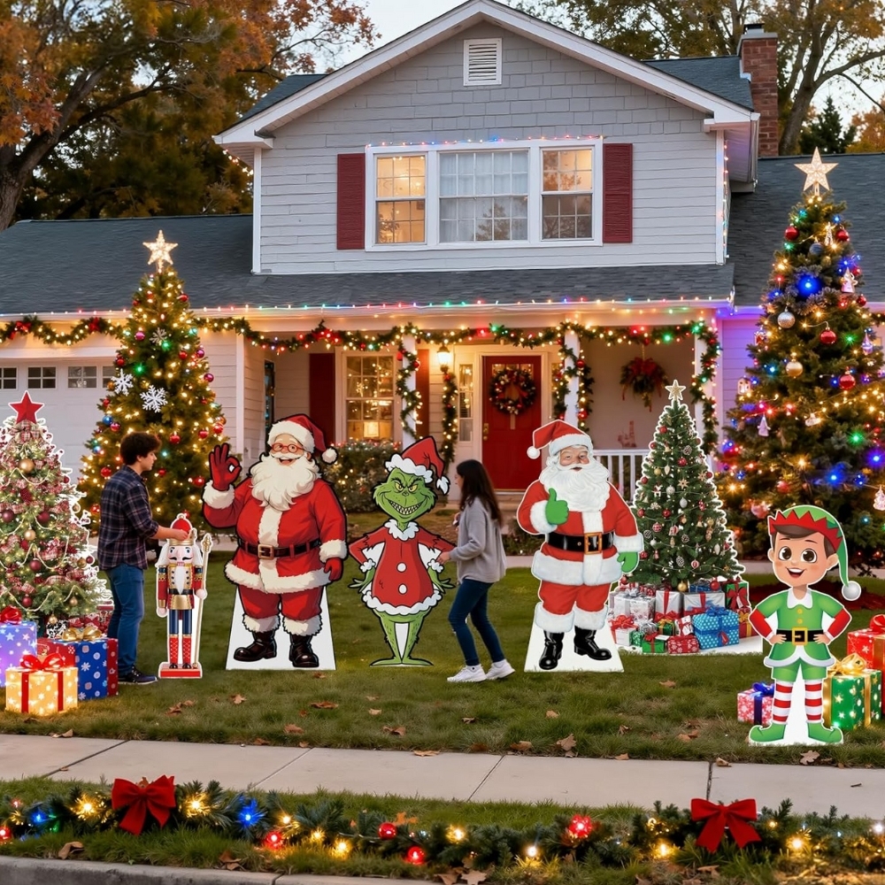 Christmas Tree Life-Size Cardboard Cutouts