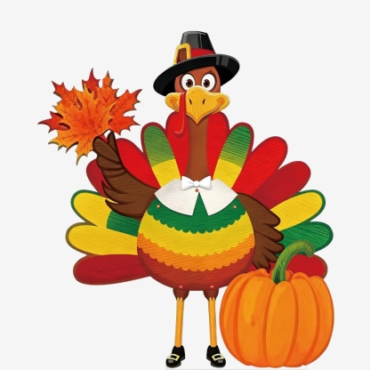 Thanksgiving Turkey Cardboard Cutouts