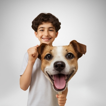 Custom Pet Big Head Cardboard Cutouts