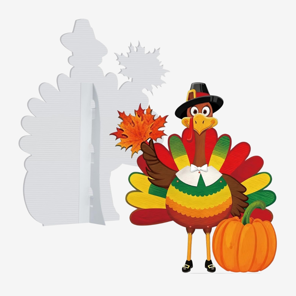 Thanksgiving Turkey Cardboard Cutouts