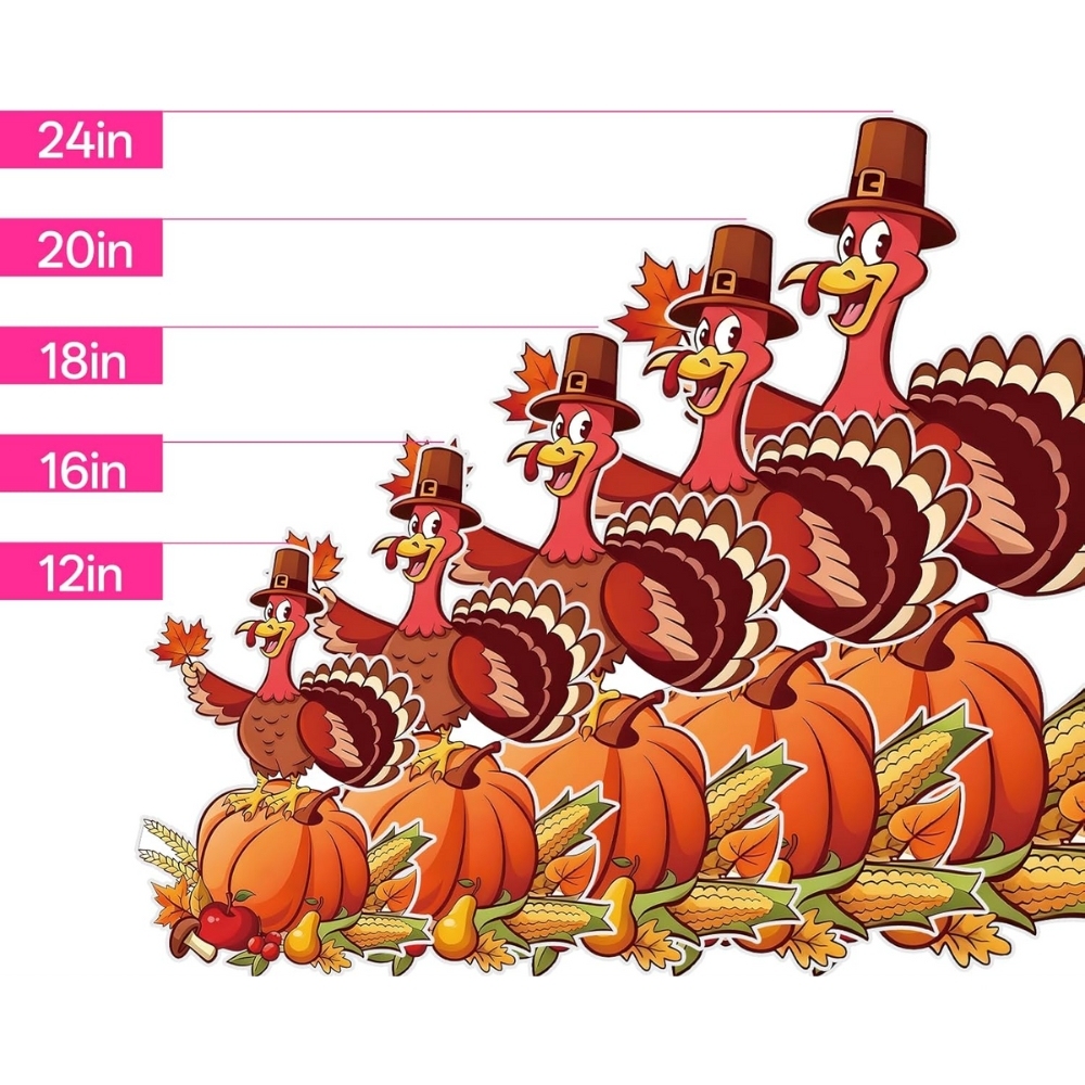 Thanksgiving Turkey Yard Signs