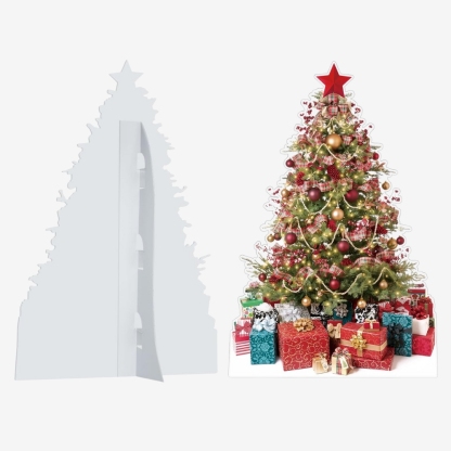 Christmas Tree Life-Size Cardboard Cutouts