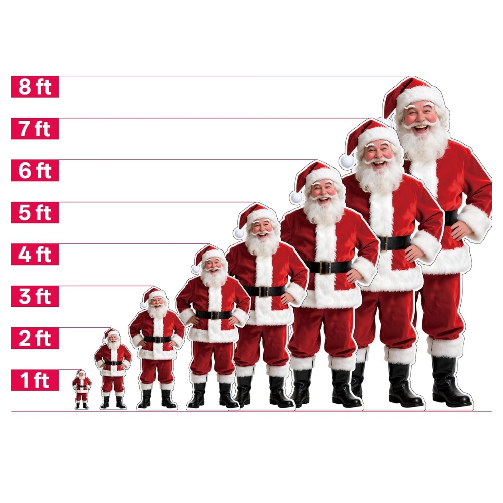 Santa Claus Christmas Life-Size Cardboard Cutouts