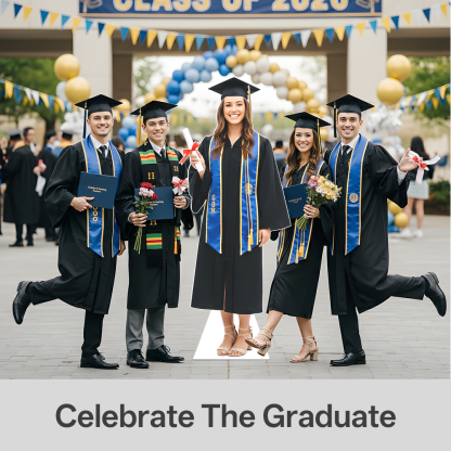 Custom Life-Size Cardboard Cutouts for Graduation