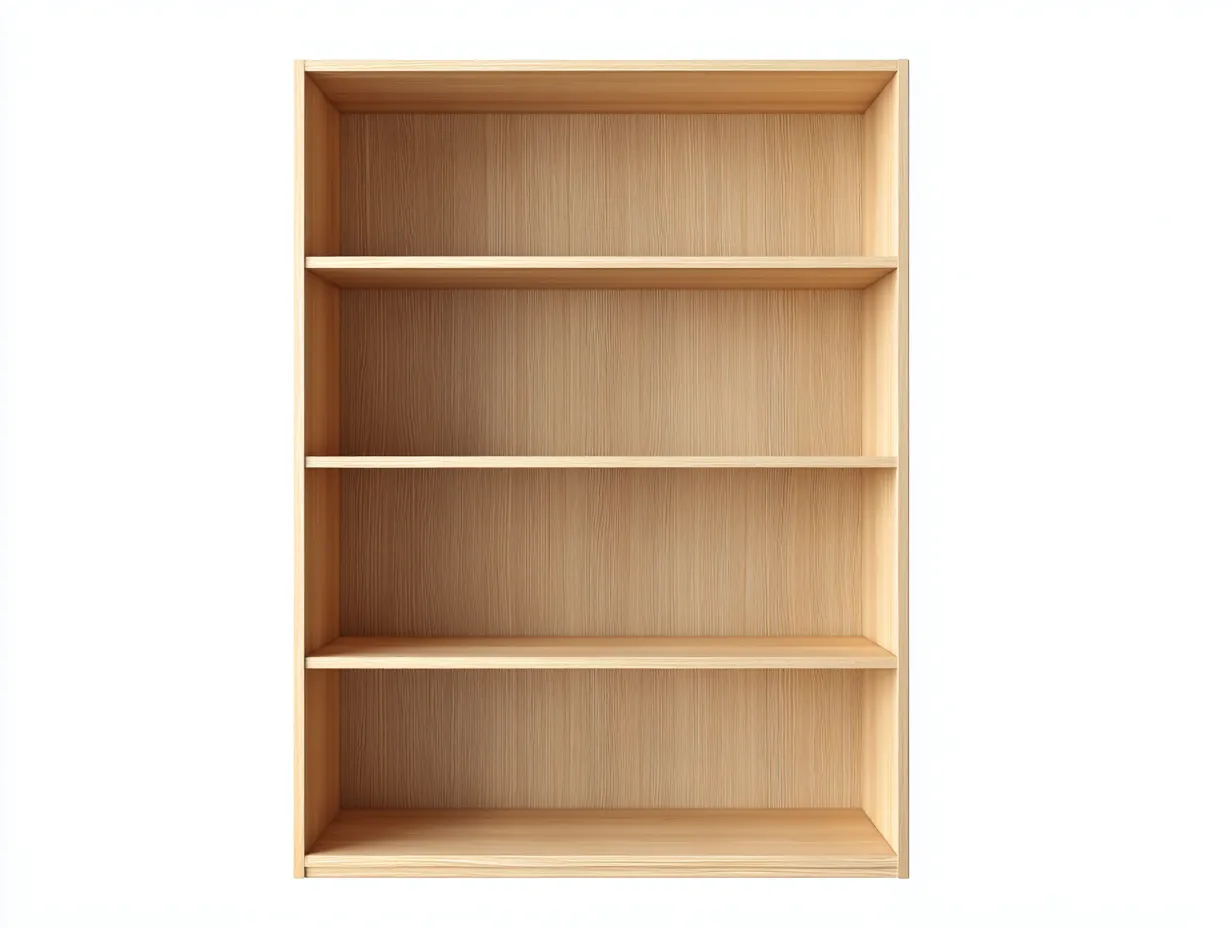 Libreria in legno 80×35×120 cm – rovere naturale – design minimalista-Havenoliq