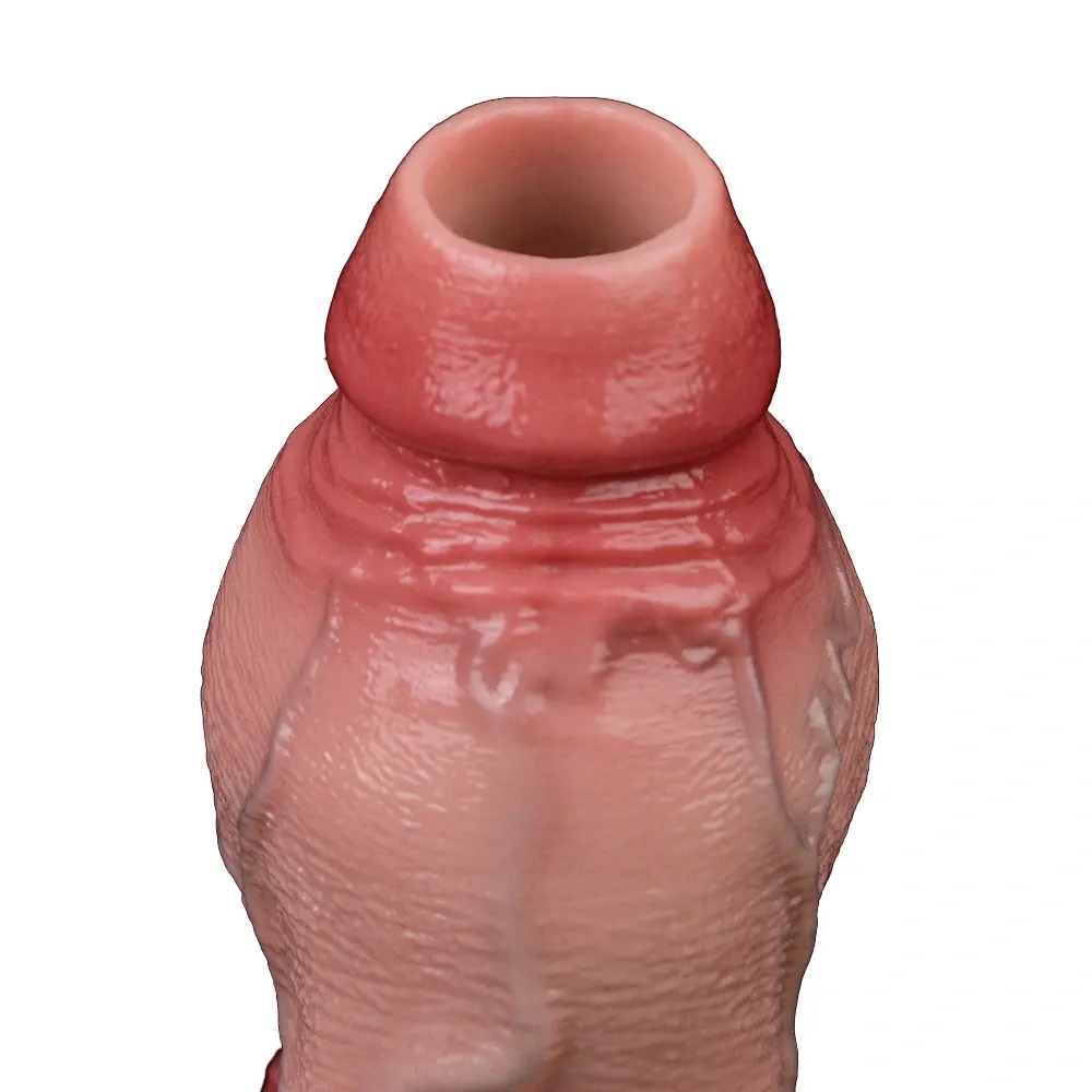 Bonnie 4.8"x2.2" Flesh Thick Fat Open Ended Cock Sleeve
