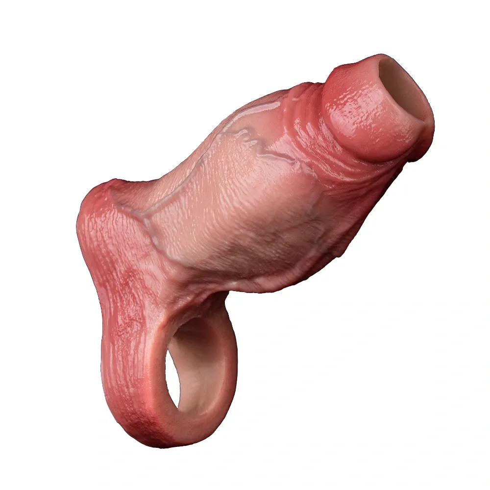 Bonnie 4.8"x2.2" Flesh Thick Fat Open Ended Cock Sleeve