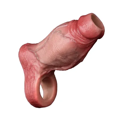 Bonnie 4.8"x2.2" Flesh Thick Fat Open Ended Cock Sleeve