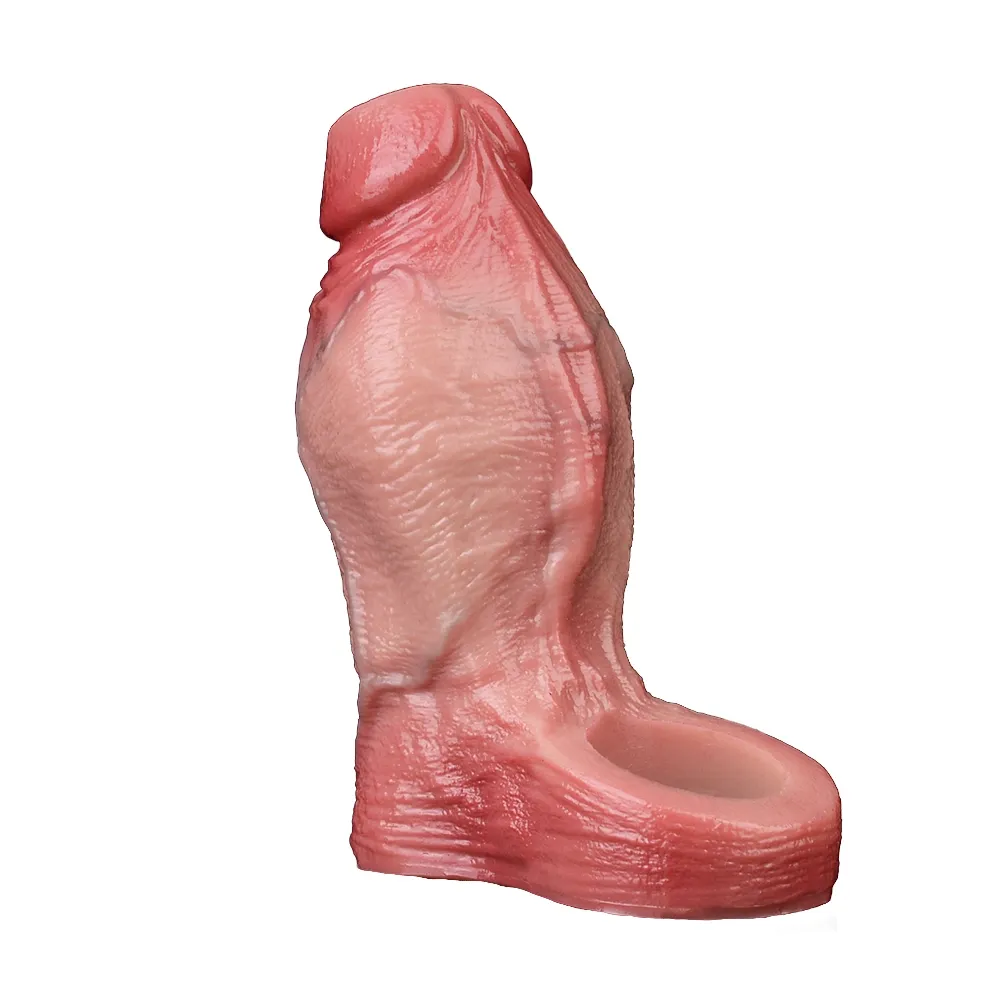 Bonnie 4.8"x2.2" Flesh Thick Fat Open Ended Cock Sleeve