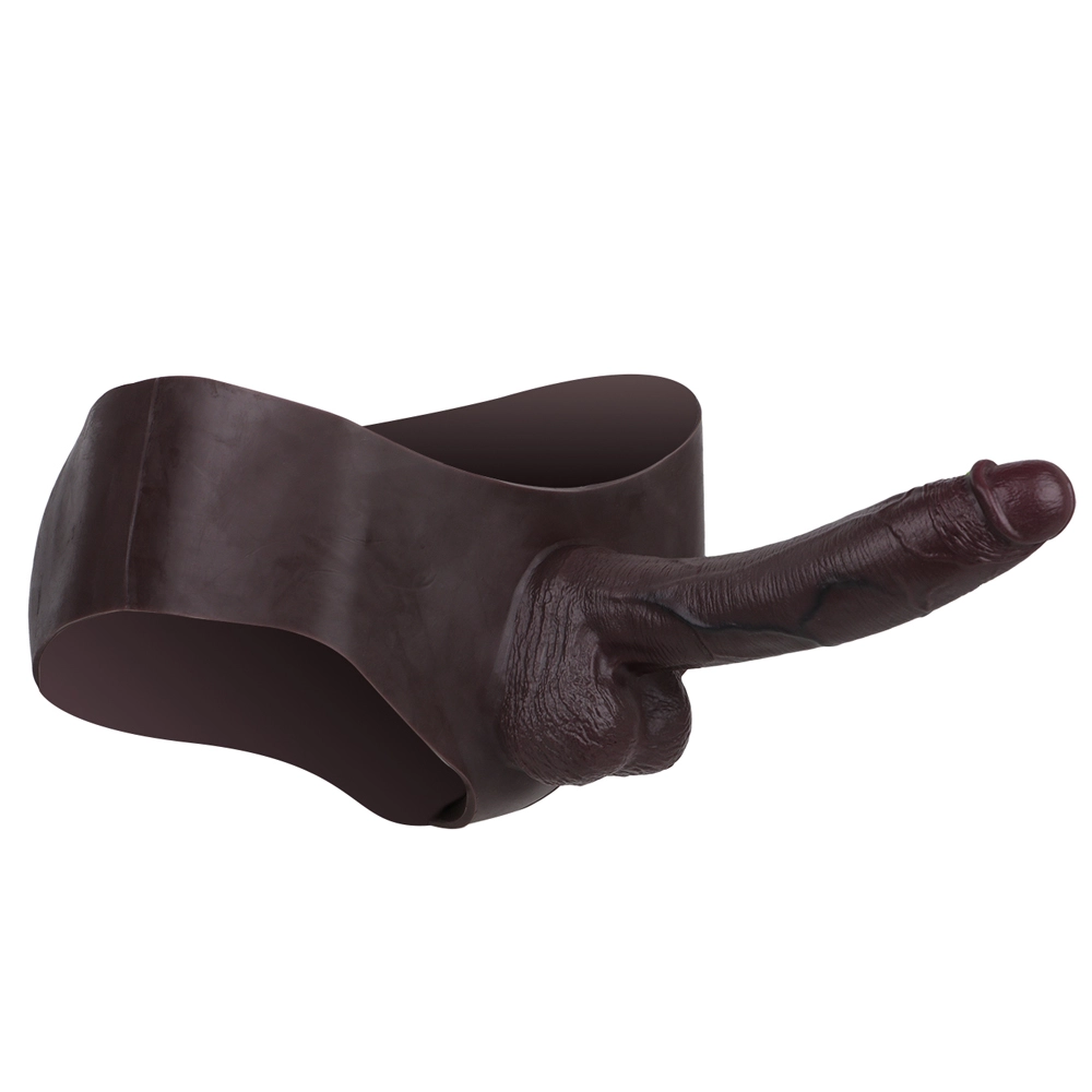 Byron 10.1" x 1.97" Wearable Realistic Black Huge Cock Extender