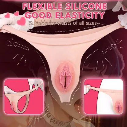Stella Realistic Silicone Vagina Thong for Transgender & Crossdresser