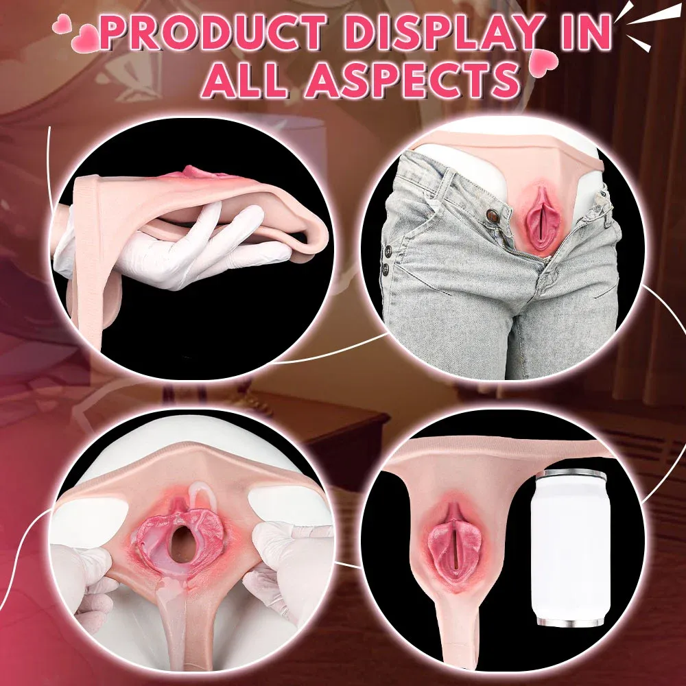 Emma Realistic Silicone Thong for Transgender, Discreet & Soft