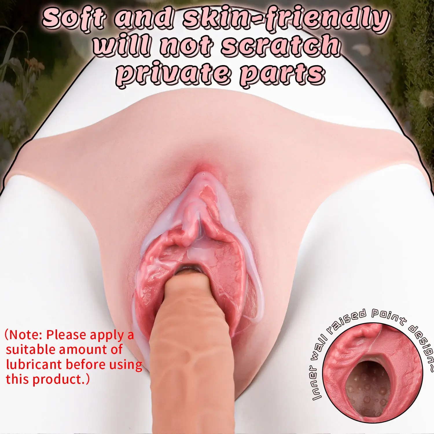 Chloe Soft Crossdresser Panties, Invisible Realistic Vagina Pants for Daily Transgender Wear