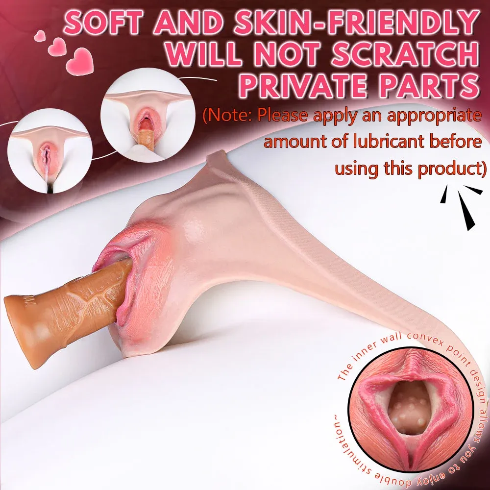 Lily Soft Silicone Realistic Vagina Panty Thong – Discreet Crossdresser Wear