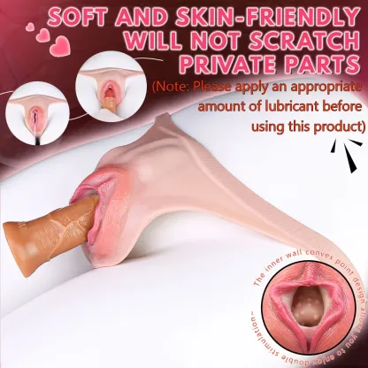 Lily Soft Silicone Realistic Vagina Panty Thong – Discreet Crossdresser Wear