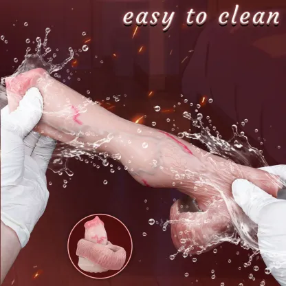 Kai Realistic Dog Penis Sleeve for Men, 3 Sizes, Platinum Silicone, Enhancing & Delay Ejaculation