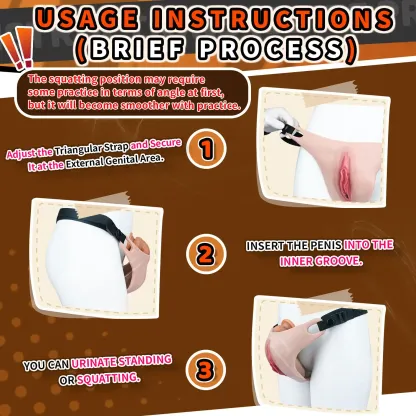 High Quality Realistic Silicone Vagina Pad with Adjustable Straps