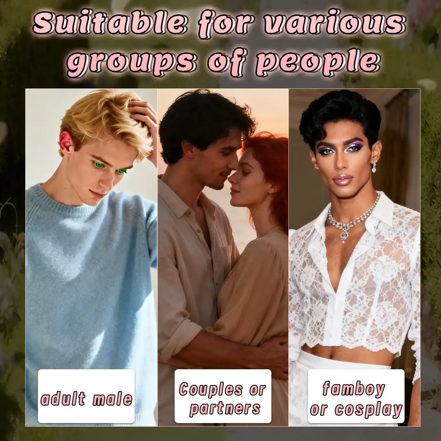 Ella Beginner Realistic Vagina Pants, Portable Hollow Crossdresser Panties for New Users