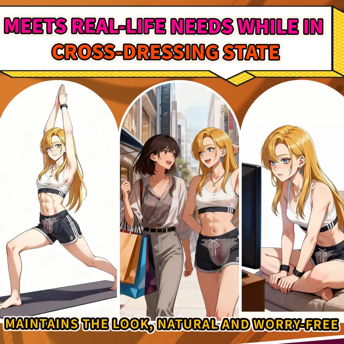 Ivy Strap-On Wearable Silicone Vagina Plate for Crossdressers