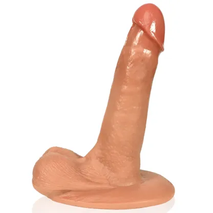 Hugo 6.9" x 1.5" Flesh Realistic Dildo With Sliding Skin and Moving Balls