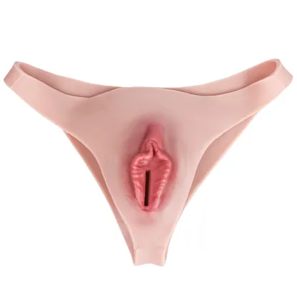 Chloe Soft Crossdresser Panties, Invisible Realistic Vagina Pants for Daily Transgender Wear