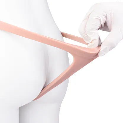 Ella Beginner Realistic Vagina Pants, Portable Hollow Crossdresser Panties for New Users