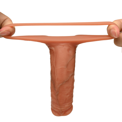 Felix 5.3" x 1.85" Flesh Cock Sleeve With Water Spay Function