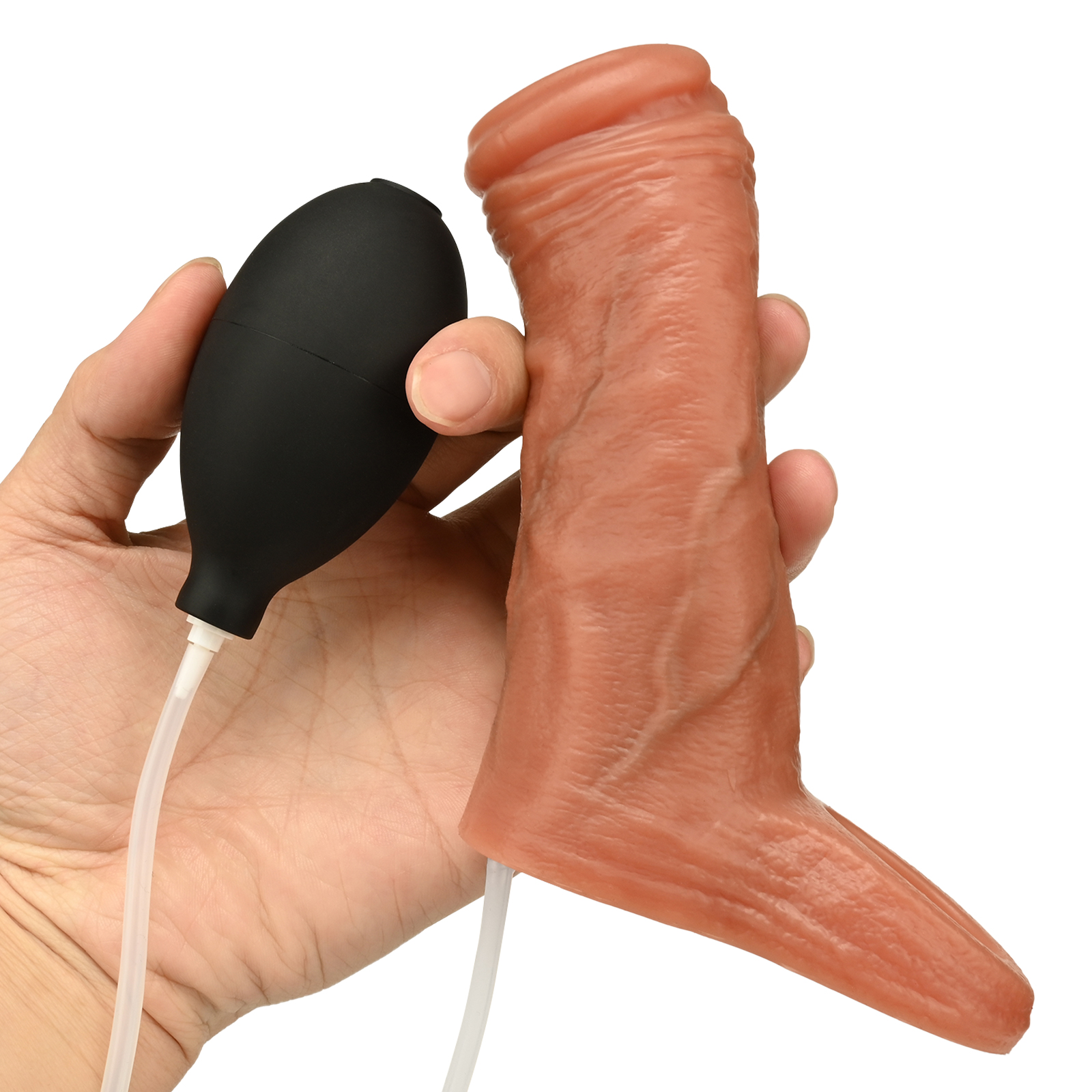 Felix 5.3" x 1.85" Flesh Cock Sleeve With Water Spay Function
