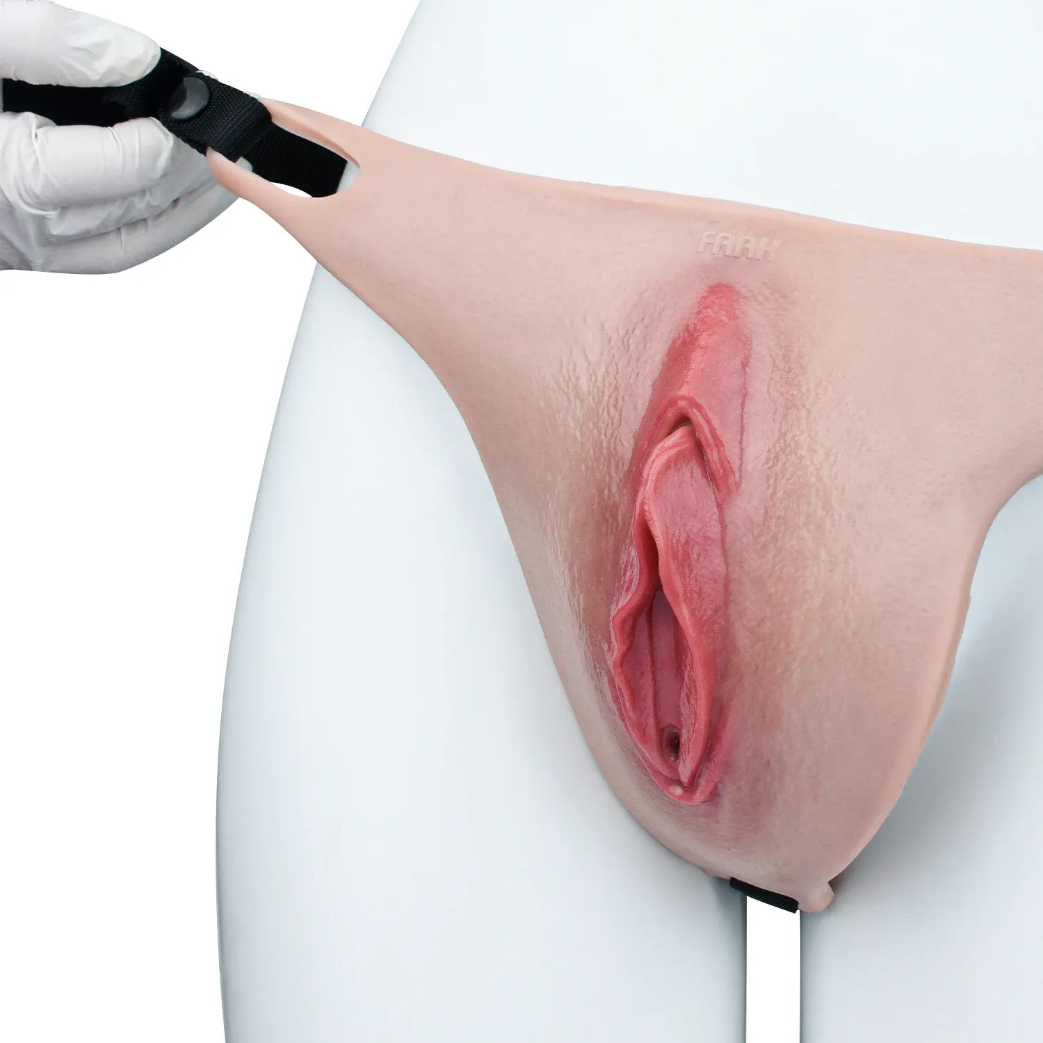 Ivy Strap-On Wearable Silicone Vagina Plate for Crossdressers