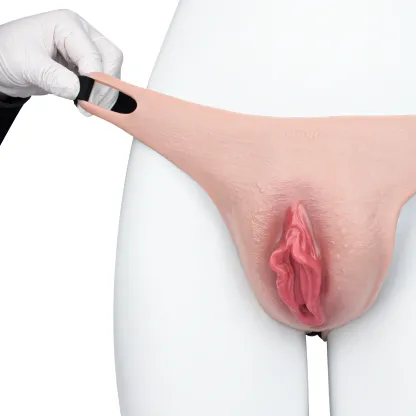 Grace Adjustable Waist Strap Silicone Realistic Vagina Pad